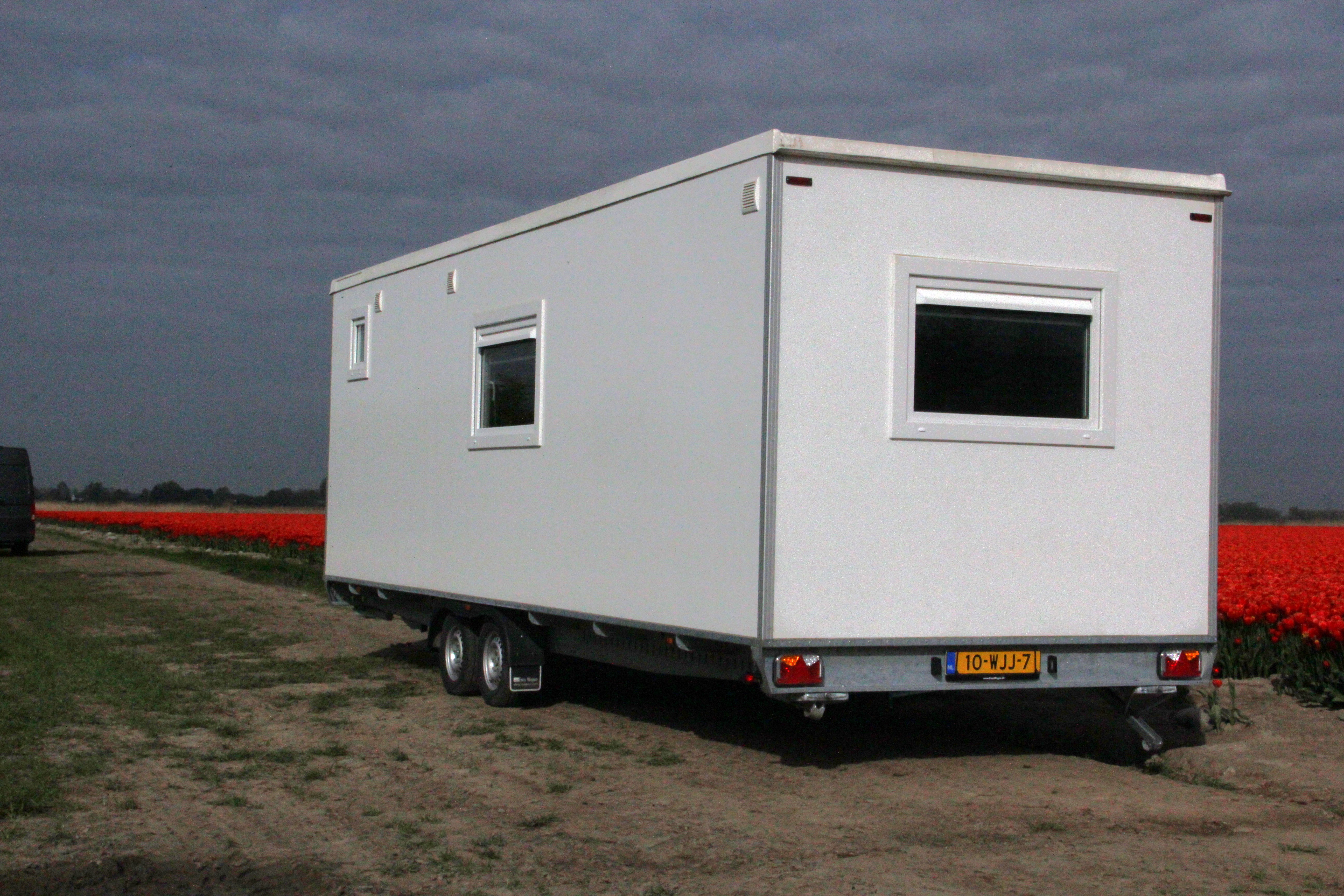Mobiele woonunit van SwiftHomes, flexibel inzetbaar